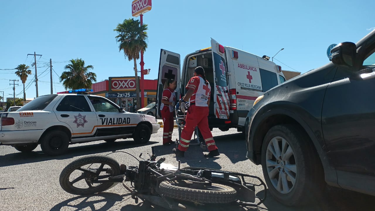 Dos menores de edad lesionados tras choque en el boulevard Conaí, hay daños por 15 mil pesos