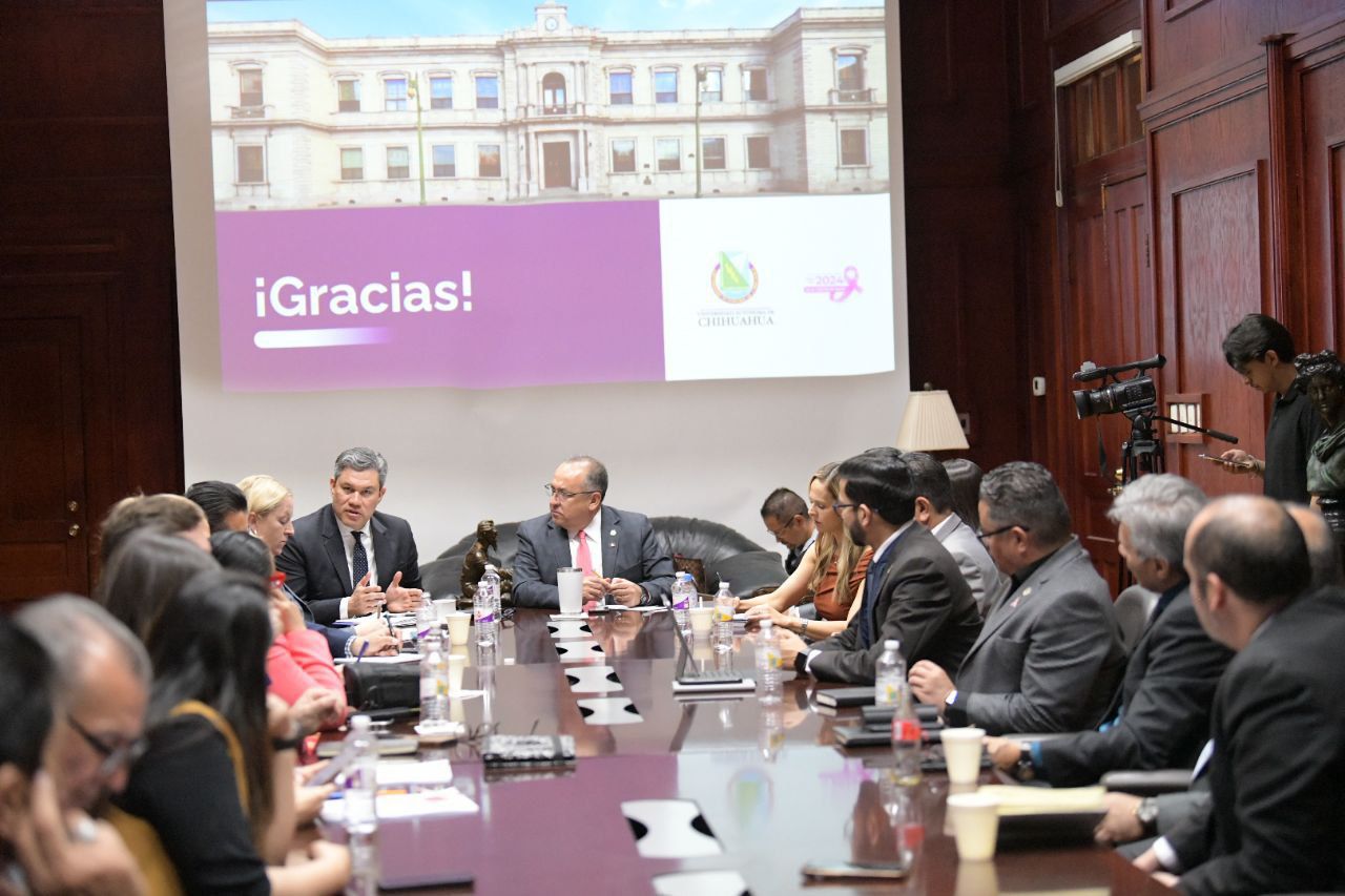Se reúne rector de la UACH con ministro de la Embajada de Estados Unidos en México