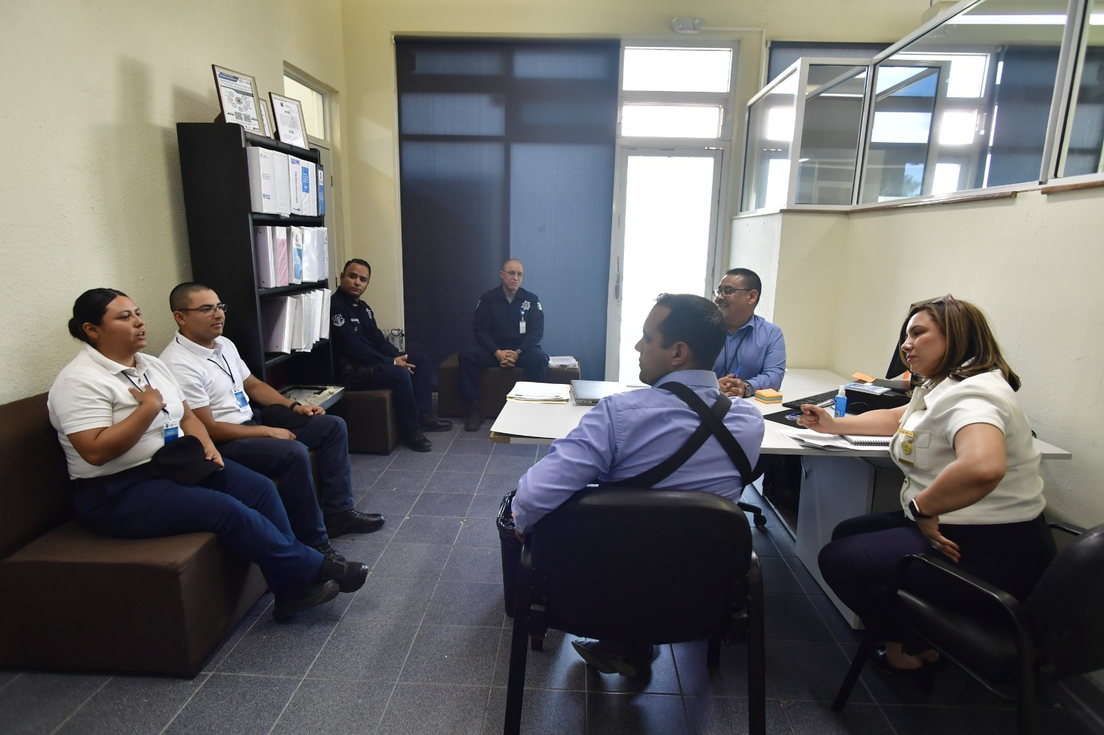 Visitan Evaluadores de CALEA a la SSPE para la auditoría de acreditación de Academias