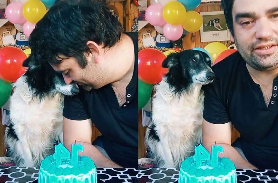 Su mascota cumplió 14 años y este video conmovió a todos… ¡hasta a ‘Pipo’