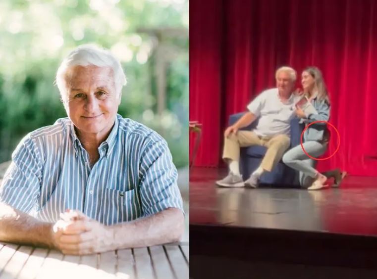Sobreviviente de Los Andes Roberto Canessa toca inapropiadamente a una joven en México