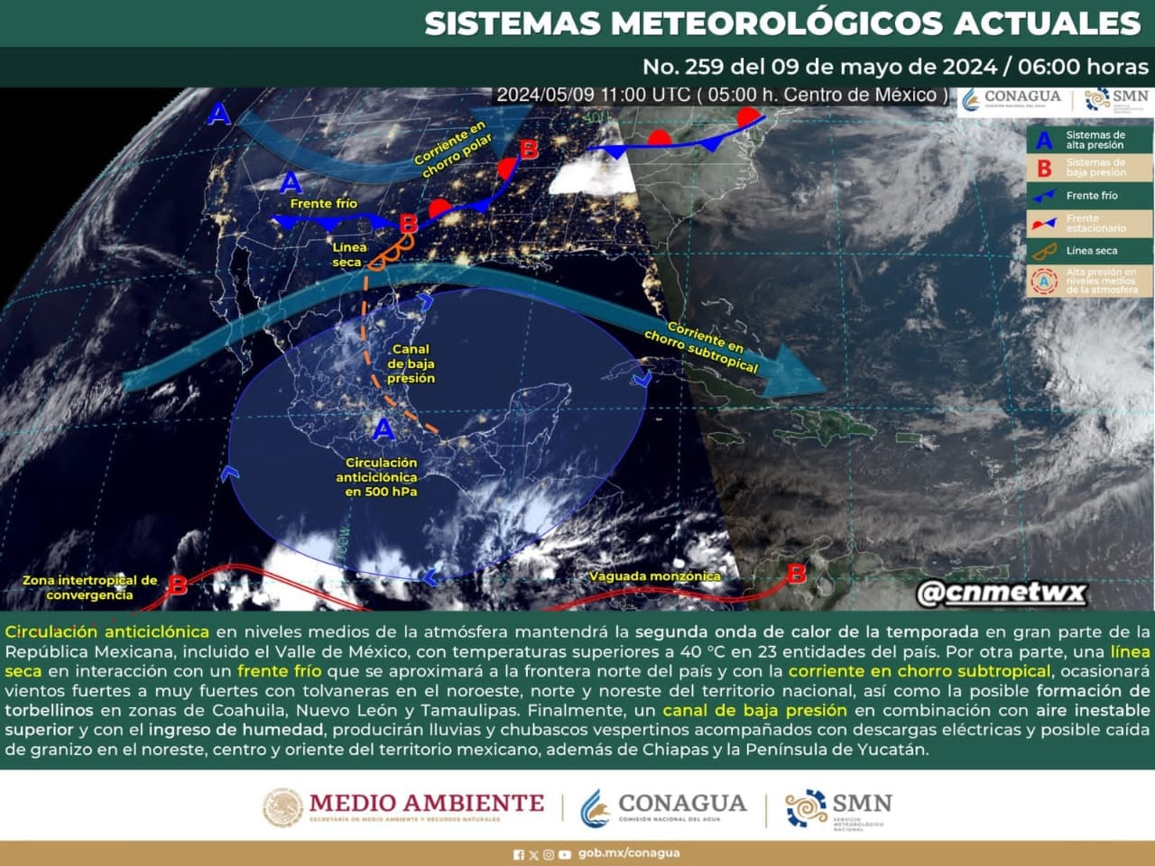 Desmiente meteorólogo Florencio Rodríguez alarma por tormenta geomagnética