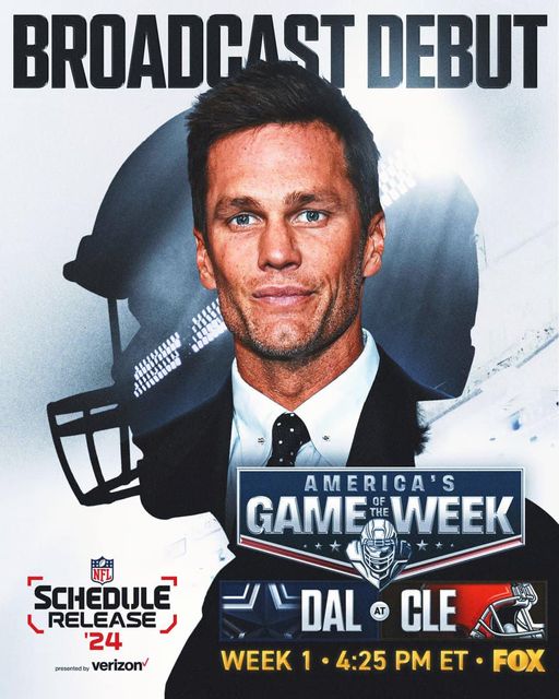 Debutará Tom Brady como analista en el duelo Cowboys vs. Browns