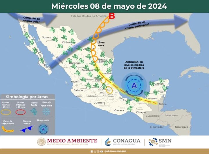 Altas temperaturas se mantendrán en territorio estatal debido a la segunda ola de calor; prevén vientos de moderados a fuertes