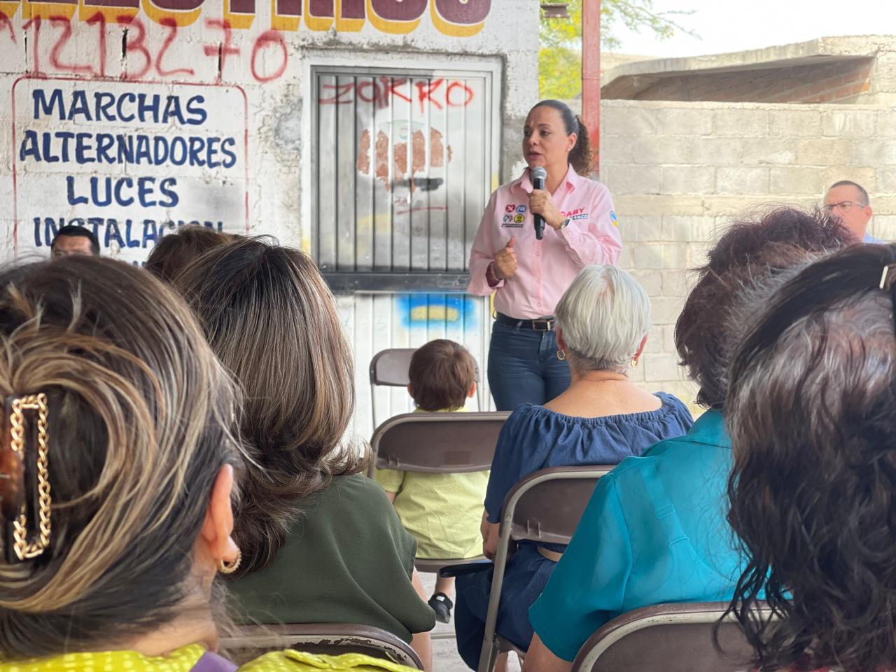 Gaby Franco se compromete a gestionar más infraestructura para personas con discapacidad