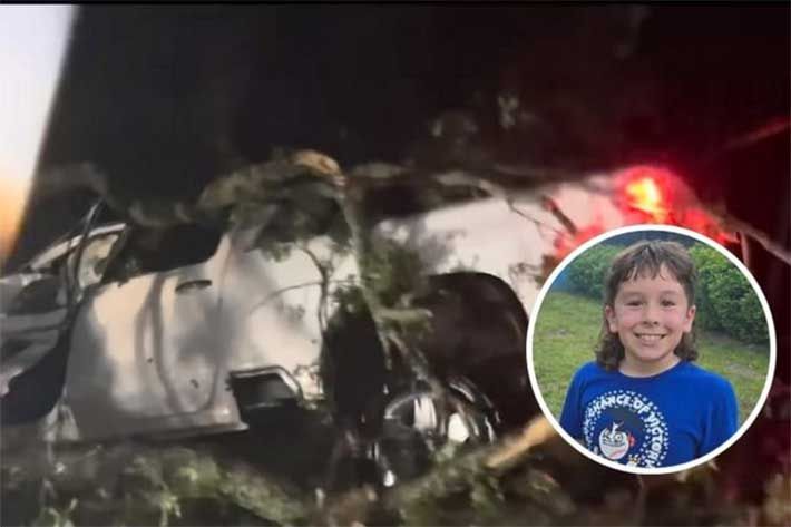 Niño salvó a sus padres que quedaron en un tornado en Estados Unidos; así fue su valiente acción