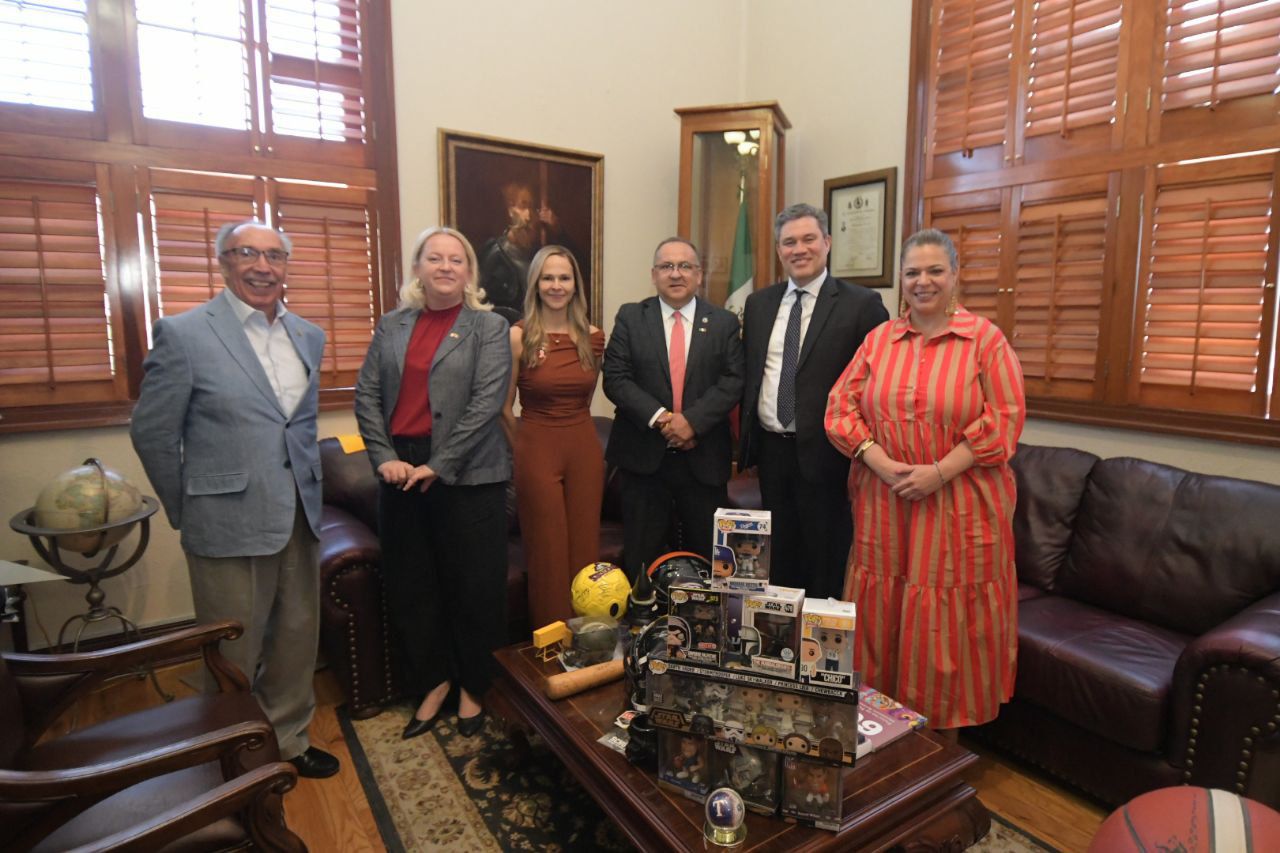 Se reúne rector de la UACH con ministro de la Embajada de Estados Unidos en México