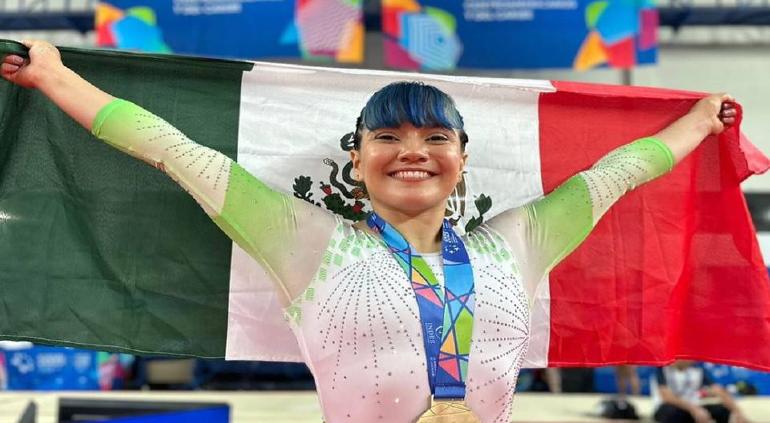 Ganó Alexa Moreno medalla de bronce en salto de FIG World Challenge Cup 2024