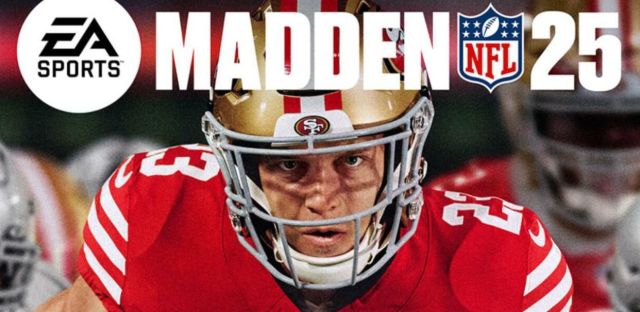 Aparece McCaffrey en la portada del videojuego «Madden NFL 25»