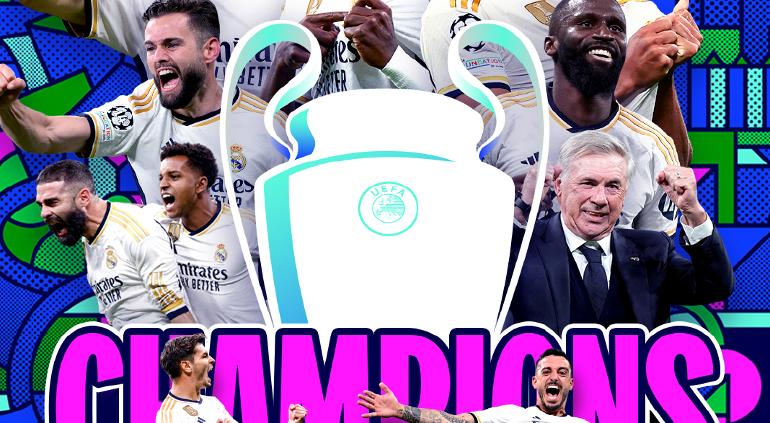 El Rey: Real Madrid liquida al Borussia Dormund y conquista la 15ᵃ Copa de Europa