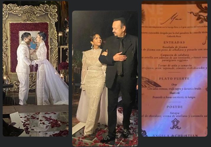 Filtran fotos de la boda de Ángela Aguilar y Christian Nodal en Morelos