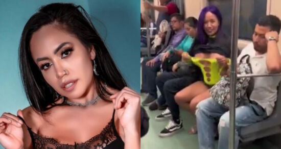 ¿Luna Bella podría ser sancionada por grabar video explícito en el Metro de CDMX?