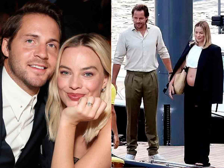 Margot Robbie presume su pancita, está esperando a su primer bebé