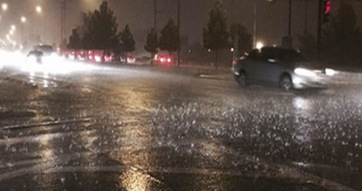 Cayó fuerte granizada en la región de Delicias; se atendieron más de 30 llamados aquí