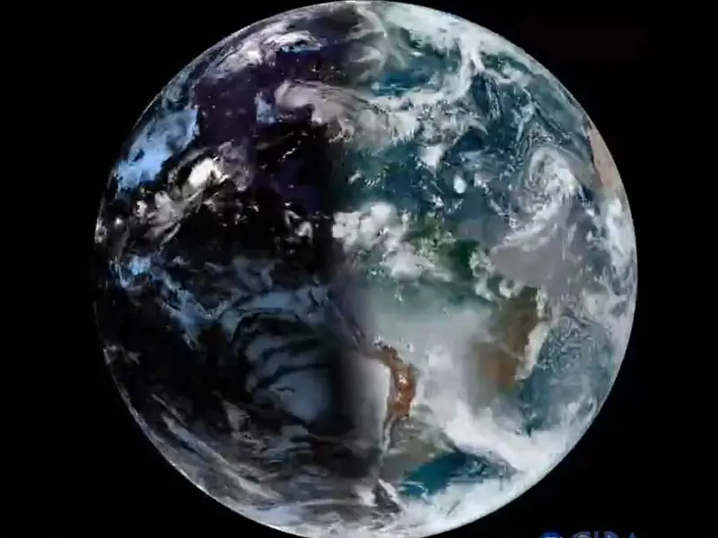 Así se observó el equinoccio de otoño desde el espacio