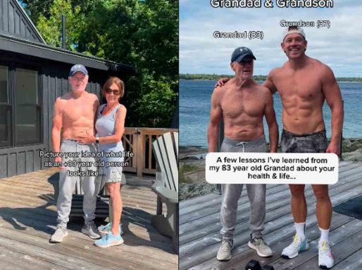 Pareja de abuelitos fitness se viralizan en redes