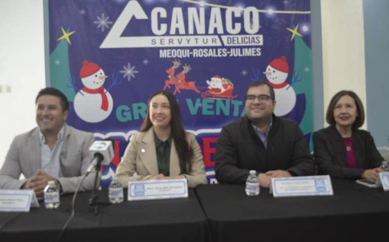 Anuncia CANACO Delicias la venta navideña 2024