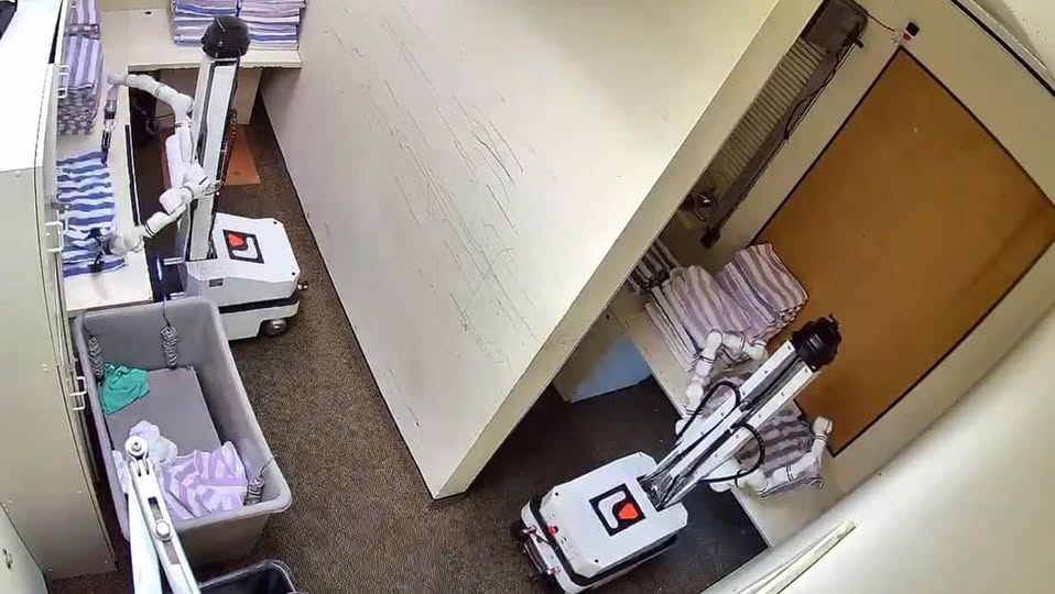 Nuevos robots domésticos doblan toallas 24/7