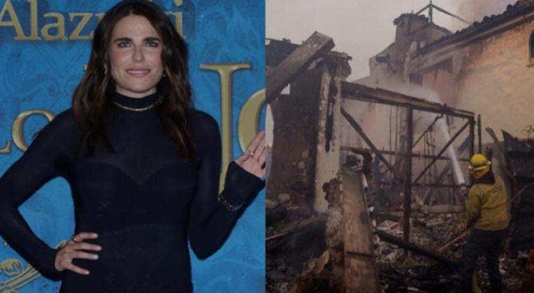¡En llanto! Reapareció Karla Souza tras haber perdido su casa en LA