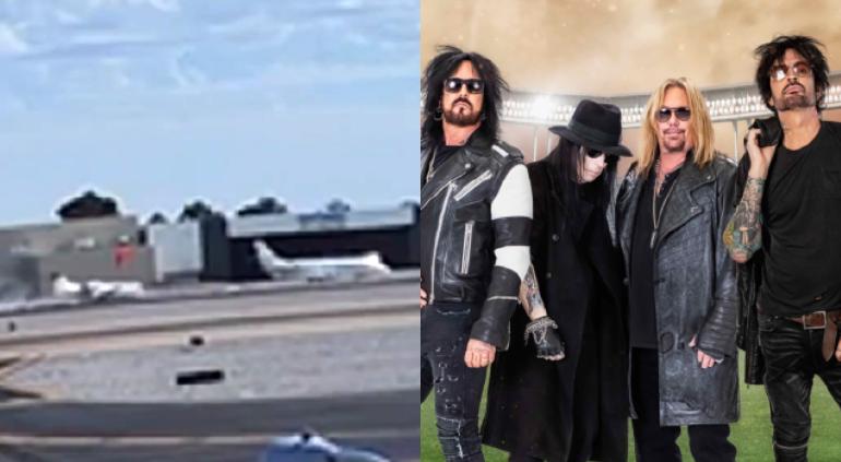 Jet involucrado en choque pertenece a miembro de Mötley Crüe