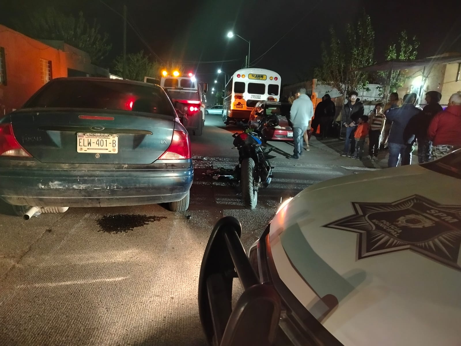 Motociclista resultó lesionado en choque en el sector oriente de la ciudad