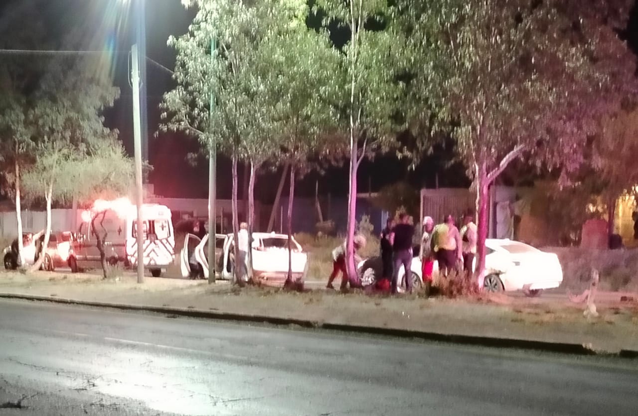 Choque carambola en la carretera deja daños cuantiosos y crisis nerviosa en varios involucrados