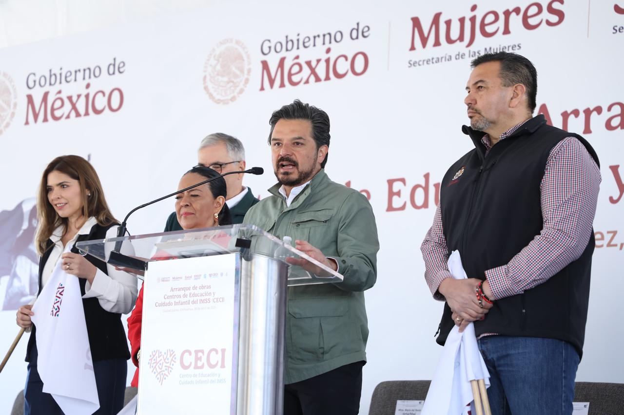 Gobierno de México inicia construcción de cinco Centros de Educación y Cuidado Infantil (CECI) del IMSS en Ciudad Juárez