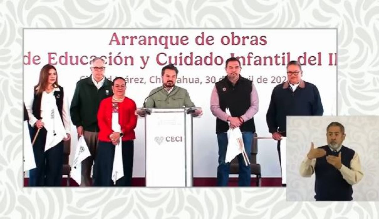 Arranca en Juárez la construcción de 5 guarderías del IMSS