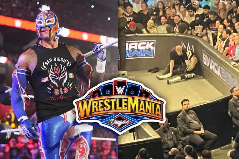 Rey Mysterio se lesiona tras SmackDown y podría perderse WrestleMania