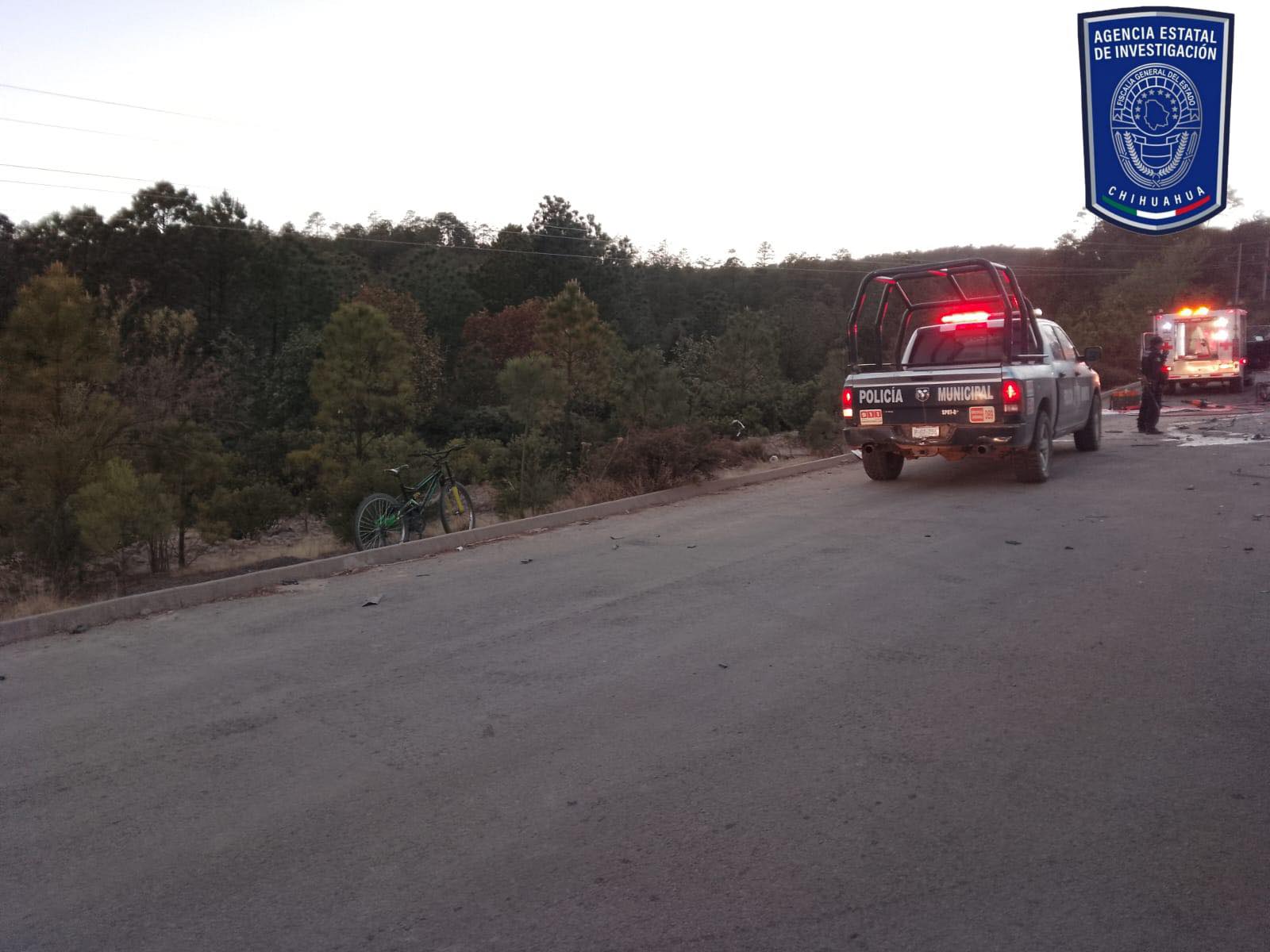 Investiga FGE accidente ocurrido en Guachochi; identifican a las 11 víctimas, entre ellas un bebé de 3 meses