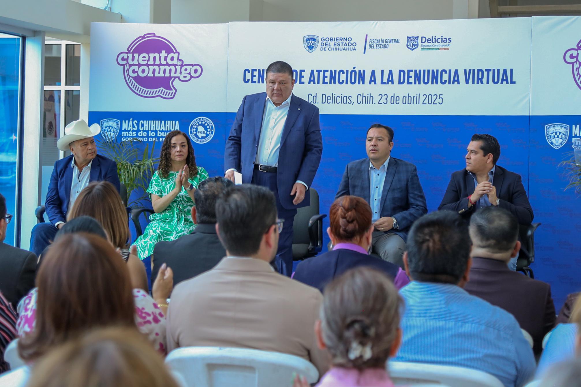 Inauguran César Jáuregui y Jesús Valenciano Módulo de Justicia Digital en Delicias