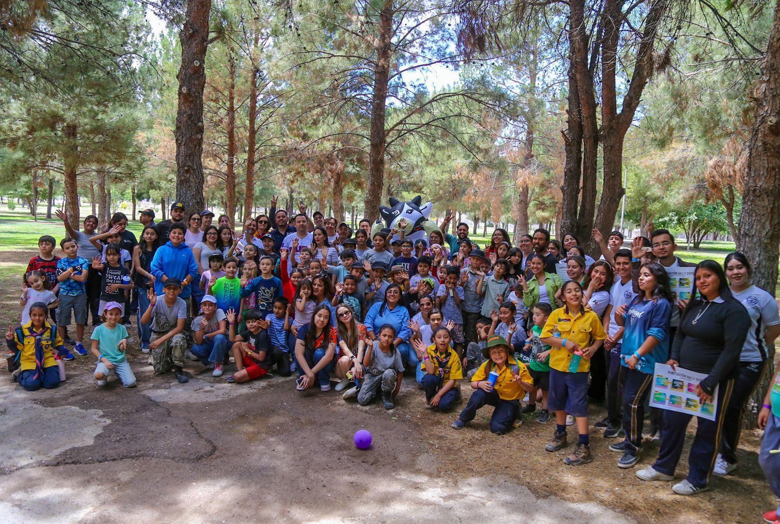 Conectan a niños con la naturaleza en el Rally de la Tierra en Delicias