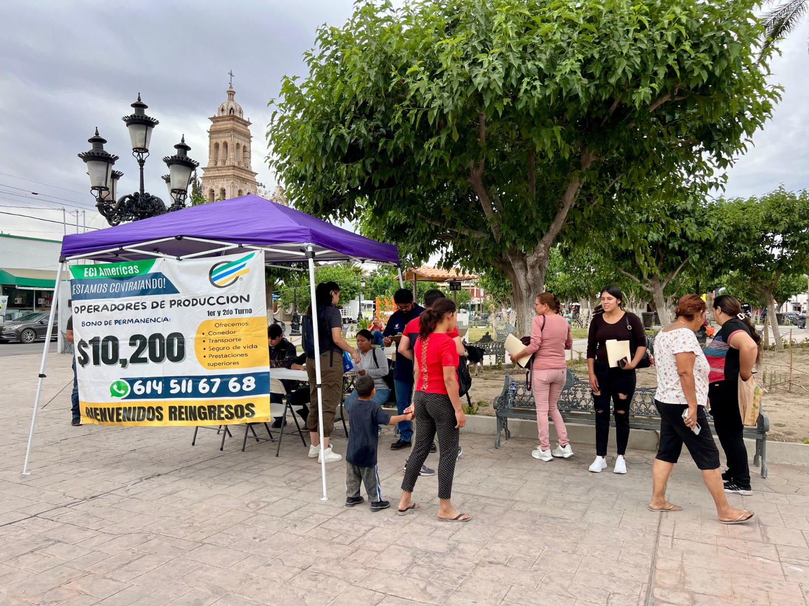 Ofertan en Meoqui más de 70 vacantes durante Feria del Empleo