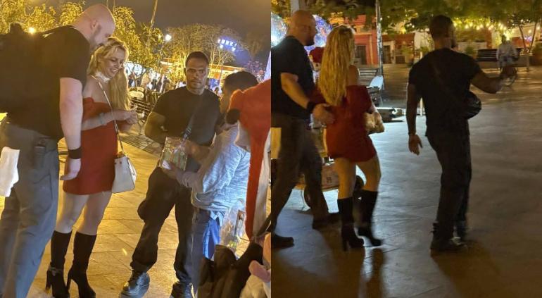 Captaron a Britney Spears de paseo en Los Cabos