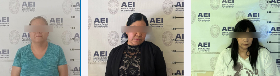 Grupo de Órdenes de Aprehensión Zona Norte, detuvieron a otras tres mujeres implicadas en los casos registrados en la “Guardería Loon”