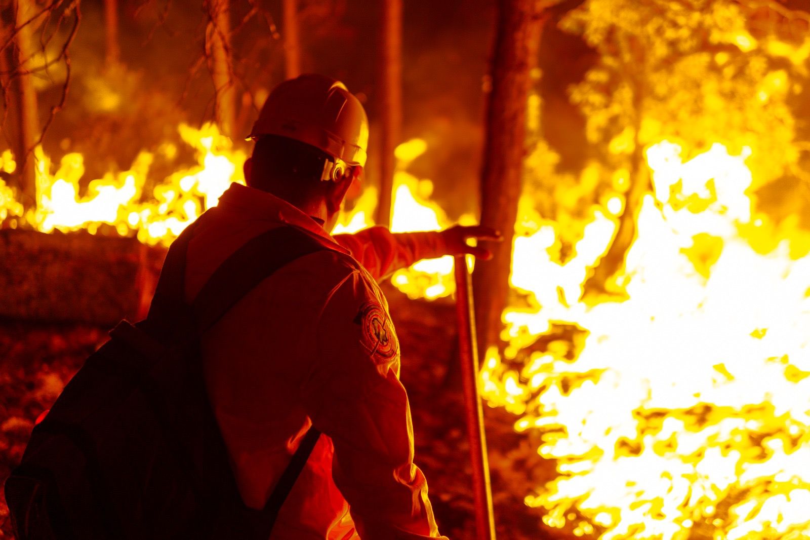 ”El fuego no avisa”: Facundo, brigadista que pasa hasta 20 días combatiendo incendios en la Sierra Tarahumara 