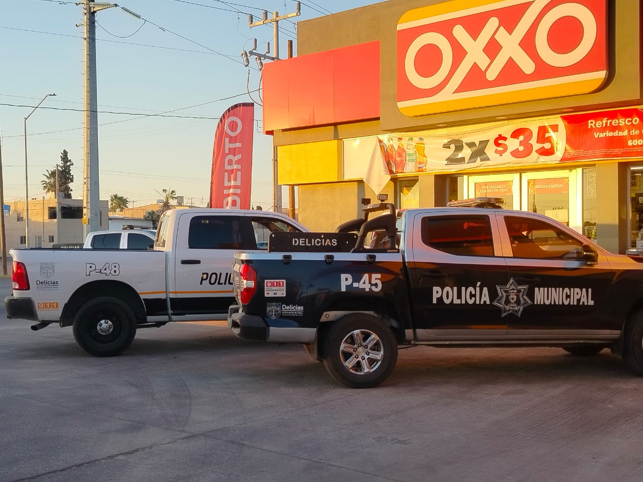 Ladrón asaltó cuchillo en mano el Oxxo en Cielo Vista