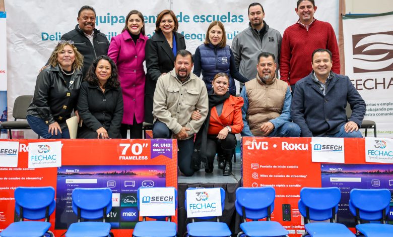 Agradece Valenciano apoyo de FECHAC y SEECH en fortalecimiento educativo regional