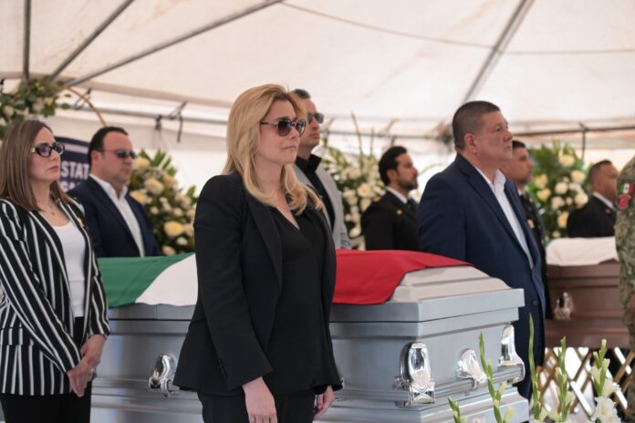 Pedro Oseguera AEI Chihuahua ceremonia luctuosa con honores