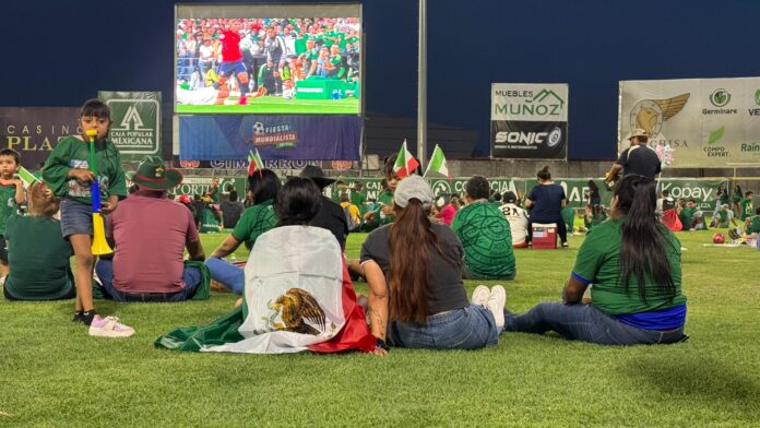 Gran Estadio Delicias listo para transmisión del partido México vs Ecuador