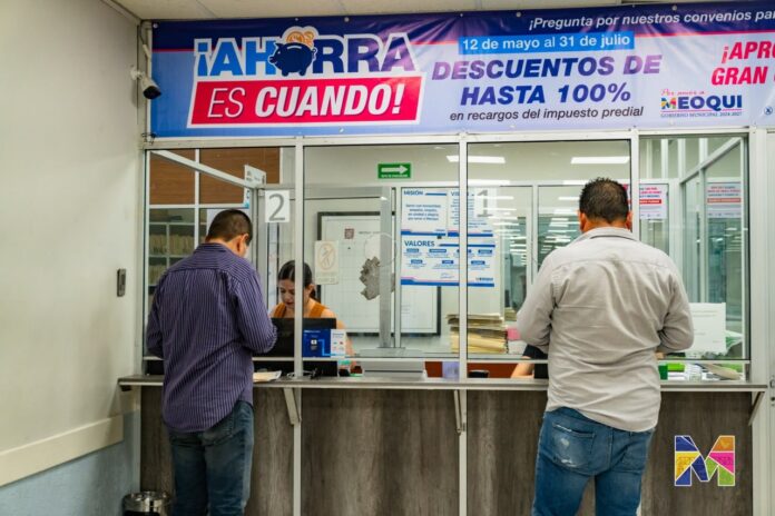 Pago de predial en Meoqui con descuentos en recargos durante julio