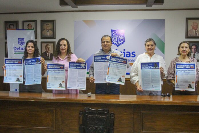 Beca Escolar Uniformes y Zapato 2026 en Delicias con anuncio de recepción de expedientes y entrega de vales